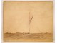 Old photograph Mayflower ship America Cup 1886 19th Johnston