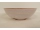 Hollow dish decorative cup enameled ceramic Cloutier Frères flowers 20th century