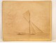 Old photograph boat Puritan America Cup 1885 19th Johnston