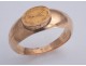 2 rings loyalty rings royal cause Viscount Hardouineau 18K gold 1815