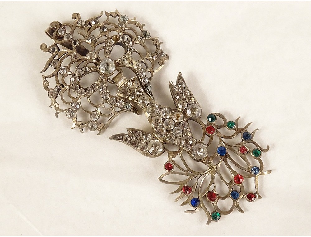 Pendentif Ancien En Argent Massif 925 - Style Art Déco Avec Noeud, Breloque Créateur, Occasion