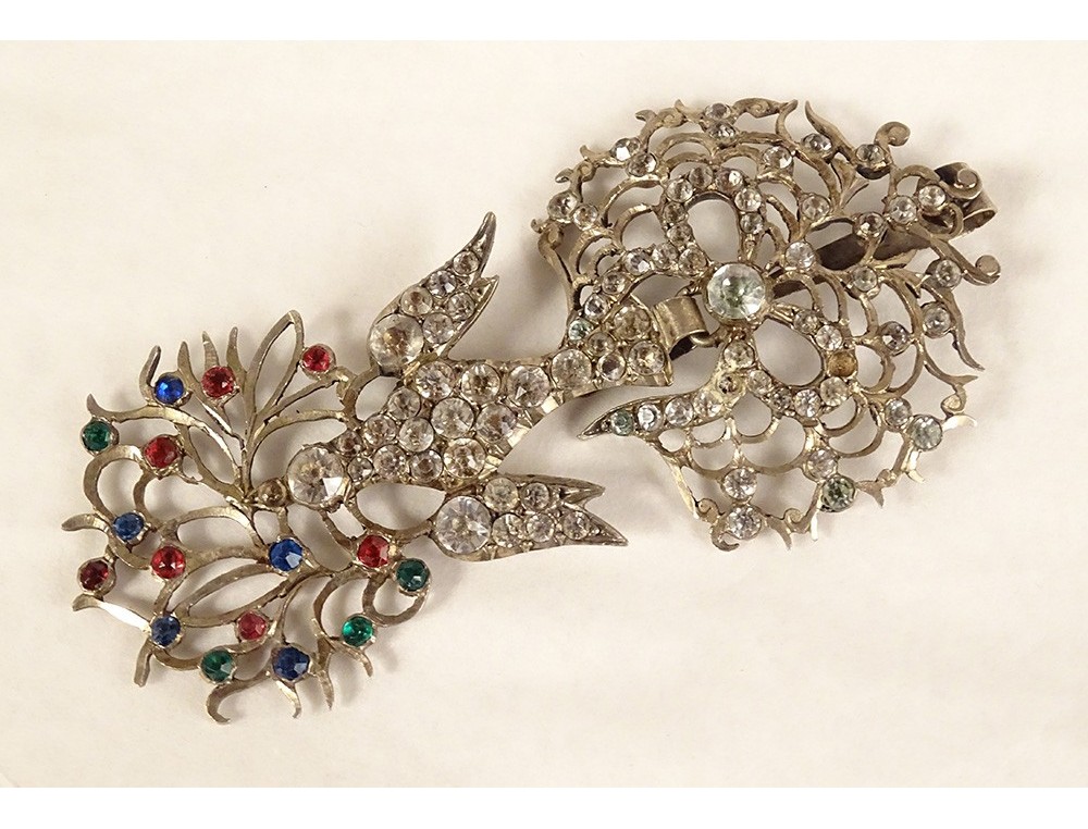 Pendentif Ancien Saint-Esprit En Argent - Art Nouveau, Normandie, XIXe Siècle - Occasion