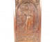 Renaissance panel carved walnut marble Allegory Justice woman 16th 17th century