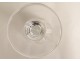 8 Saint-Louis cut crystal champagne flutes, Bristol model, 20th century