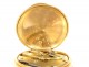 18 carat solid gold neck watch flowers PB 21.42gr Napoleon III 19th century