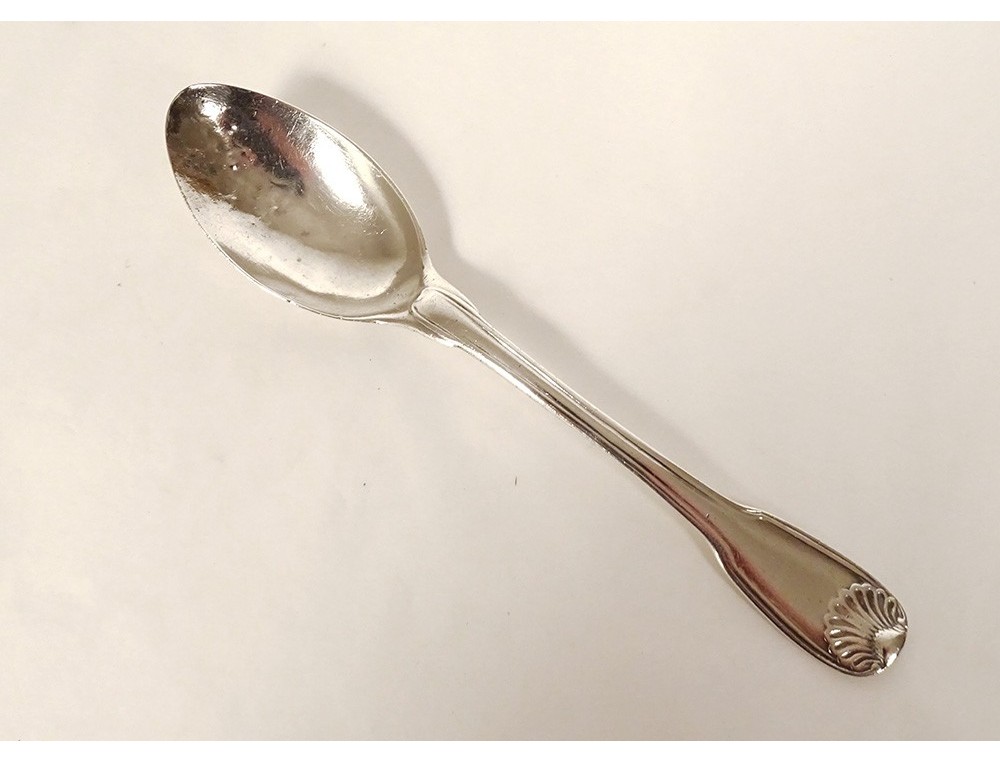 Cuillère à bouillie argent Fermiers Généraux Paris Langlois 26gr XVIIIème