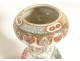 Pair of Chinese porcelain baluster vases with birds and peonies Qianlong, late 19th century