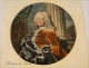 Lot of 10 prints Kings of France Louis XV 19th