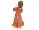 Polychrome carved wooden statuette of a cherub angel late 18th century