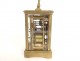 Gilded bronze travel officer&#39;s clock Ch. Oudin Palais Royal Paris 19th century