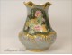 Broc toilet Limoges porcelain flowers NAPIII 19th