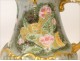 Broc toilet Limoges porcelain flowers NAPIII 19th