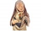 Neapolitan santon polychrome terracotta woman nativity scene sculpture 18th century