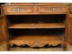 Buffet Louis XV walnut Lyonnais, eighteenth