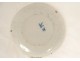 Delft earthenware plate dish Atelier Le Cerf Asian landscape decor 18th century