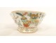 Chinese porcelain bowl, polylobed, vase, jug, butterflies, signed, 19th century