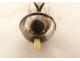 Service bell switch silver bronze owl Art Deco 20th century