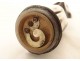 Service bell switch silver bronze owl Art Deco 20th century