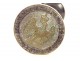 Bronze seal stamp Justice Peace Canton Pontrieux Côtes du Nord eagle 19th century