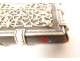 Vizagapatam Indian card case horn ivory threads Krishna late 19th century