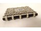 Vizagapatam Indian card case horn ivory threads Krishna late 19th century