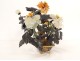 Decorative bonsai agate cloisonné flower pot China Etruscan Vase 19th century