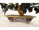Decorative bonsai agate cloisonné flower pot China Etruscan Vase 19th century