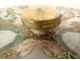 Chinese Cantonese porcelain covered dish with butterfly and bird characters, 19th century