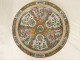 Chinese Cantonese porcelain covered dish with butterfly and bird characters, 19th century