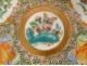 Chinese Cantonese porcelain covered dish with butterfly and bird characters, 19th century