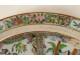 Chinese Cantonese porcelain covered dish with butterfly and bird characters, 19th century