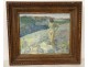 HSC painting André Laigneau de Villeneuve naked woman landscape hills 20th century