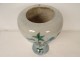 Large Théodore Deck vase, enamelled ceramic, oriental Asian decor, 19th century