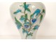 Large Théodore Deck vase, enamelled ceramic, oriental Asian decor, 19th century