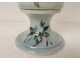 Large Théodore Deck vase, enamelled ceramic, oriental Asian decor, 19th century