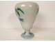 Large Théodore Deck vase, enamelled ceramic, oriental Asian decor, 19th century