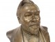 Bronze bust sculpture Victor Poitevin Reims Chavalliaud Bingen founder 19th