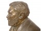 Bronze bust sculpture Victor Poitevin Reims Chavalliaud Bingen founder 19th