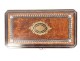 Tea box inlaid with mother-of-pearl and brass Maison Giroux Paris Napoleon III 19th century