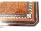 Tea box inlaid with mother-of-pearl and brass Maison Giroux Paris Napoleon III 19th century