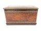Tea box inlaid with mother-of-pearl and brass Maison Giroux Paris Napoleon III 19th century