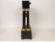 Regulator clock with blackened wood columns, gilded bronze, Napoleon III, 19th century