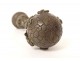 Seal stamp silver bronze marine anchors foliage globe monogram 19th century