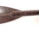 Large carved wooden paddle Dayak islands Borneo Indonesia Asia 20th century