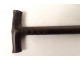 Large carved wooden paddle Dayak islands Borneo Indonesia Asia 20th century