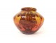 Small ball vase Le Verre Français Schneider campanulas glass paste 20th century