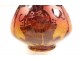 Small ball vase Le Verre Français Schneider campanulas glass paste 20th century