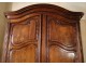 Port Nantaise cabinet solid mahogany from Cuba, eighteenth