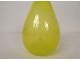 Blown glass vase Silice Creation 1996 Biot Operto vintage 20th century