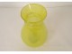 Blown glass vase Silice Creation 1996 Biot Operto vintage 20th century